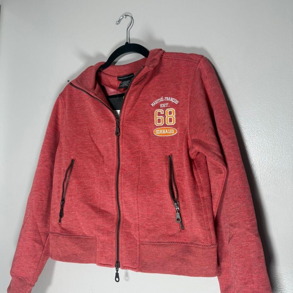 NWT Vintage Marithé + François Girbaud Zip-Up Hoodie “68” Logo Jacket